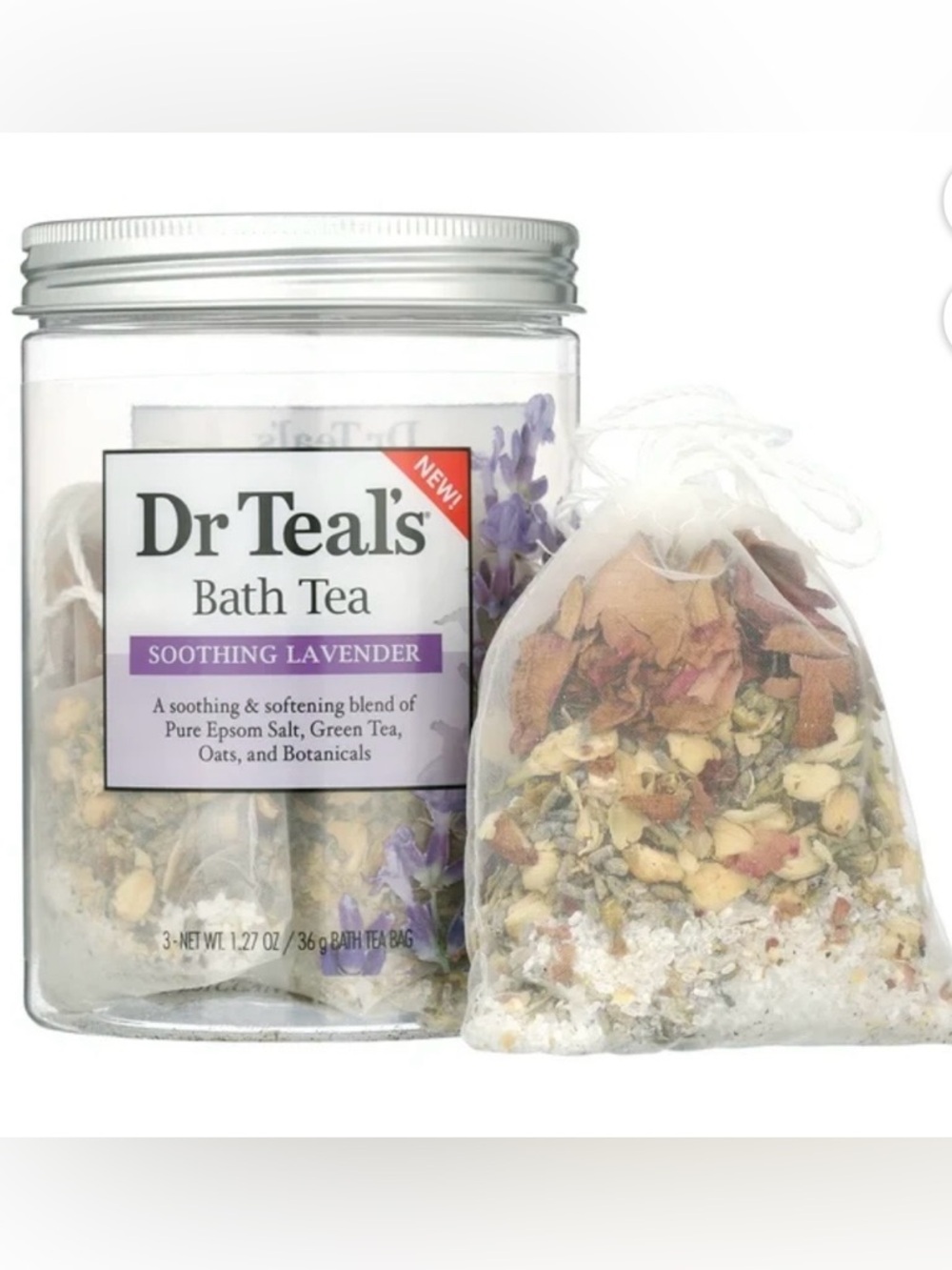Dr Teal's Soothing Lavender Bath Tea - Discontinued! NEW